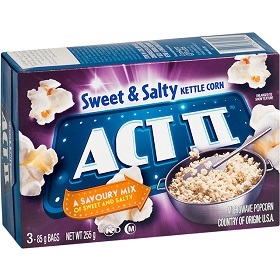 ACT II SWEET&SALTY KETTLE CORN